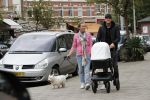 Amsterdam 21 september 2018
Denise Boekhoorn en Giedo v d Garde achter de kinderwagen.