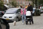 Amsterdam 21 september 2018
Denise Boekhoorn en Giedo v d Garde achter de kinderwagen.