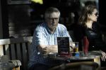 Amsterdam 17 september 2018
Hans v d Togt geniet van sigaretje bitterballen en een biertje op terras.