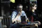 Amsterdam 17 september 2018
Hans v d Togt geniet van sigaretje bitterballen en een biertje op terras.