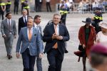 Den Haag 18 september 2018
Prinsjesdag 2018 op het binnenhof. Komning Willem Alexander Koningin Maxima Prins Constantijn en Prinses Laurentien zijn aanwezig. Leonie Sazias met Henk Krol en partner