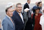 Den Haag 18 september 2018
Prinsjesdag 2018 op het binnenhof. Komning Willem Alexander Koningin Maxima Prins Constantijn en Prinses Laurentien zijn aanwezig. Leonie Sazias met Henk Krol en partner