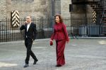 Den Haag 18 september 2018
Prinsjesdag 2018 op het binnenhof. Komning Willem Alexander Koningin Maxima Prins Constantijn en Prinses Laurentien zijn aanwezig.
Ingrid v Engelshoven met man