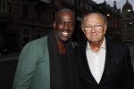 Amsterdam 10 september 2018
Feest Sjaak Swart in het nieuwe delamar theater. Joop v d Ende met zijn schoonzoon Vincent