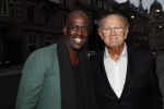 Amsterdam 10 september 2018
Feest Sjaak Swart in het nieuwe delamar theater. Joop v d Ende met zijn schoonzoon Vincent