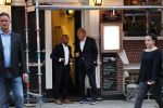 Amsterdam 10 september 2018
Feest Sjaak Swart in het nieuwe delamar theater. Joop v d Ende met zijn schoonzoon Vincent