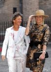 Den Haag 18 september 2018
Prinsjesdag 2018 op het binnenhof. Komning Willem Alexander Koningin Maxima Prins Constantijn en Prinses Laurentien zijn aanwezig. Kasja Ollongren minister van Binnenlandse Zaken en Koninkrijksrelaties arriveert met partner Irene van den Breke