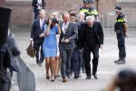 Den Haag 18 september 2018
Prinsjesdag 2018 op het binnenhof. Komning Willem Alexander Koningin Maxima Prins Constantijn en Prinses Laurentien zijn aanwezig. 
Kees v d Staaij met vrouw