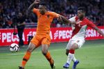 Amsterdam 6 september 2018
Kenny Tete tijdens Nederland-Peru 2-1 in de arena .
