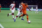 Amsterdam 6 september 2018
Kenny Tete tijdens Nederland-Peru 2-1 in de arena .