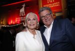 Utrecht 27 september 2018
Openingsavond Nederlandse Filmdagen in schouwburg Utrecht. Monqie v d Ven met haar man Edwin de Vries