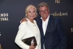 Utrecht 27 september 2018
Openingsavond Nederlandse Filmdagen in schouwburg Utrecht. Monqie v d Ven met haar man Edwin de Vries