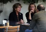 Amsterdam 15 september 2018
Neelie Kroes op terras met â€¦..