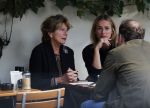 Amsterdam 15 september 2018
Neelie Kroes op terras met â€¦..