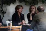 Amsterdam 15 september 2018
Neelie Kroes op terras met â€¦..