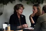 Amsterdam 15 september 2018
Neelie Kroes op terras met â€¦..