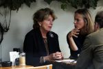 Amsterdam 15 september 2018
Neelie Kroes op terras met â€¦..