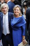 Den Haag 18 september 2018
Prinsjesdag 2018 op het binnenhof. Komning Willem Alexander Koningin Maxima Prins Constantijn en Prinses Laurentien zijn aanwezig. Pia Dijkstra met haar man Gerlach Cerfontaine