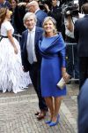 Den Haag 18 september 2018
Prinsjesdag 2018 op het binnenhof. Komning Willem Alexander Koningin Maxima Prins Constantijn en Prinses Laurentien zijn aanwezig. Pia Dijkstra met haar man Gerlach Cerfontaine