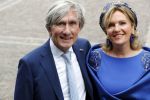 Den Haag 18 september 2018
Prinsjesdag 2018 op het binnenhof. Komning Willem Alexander Koningin Maxima Prins Constantijn en Prinses Laurentien zijn aanwezig. Pia Dijkstra met haar man Gerlach Cerfontaine
