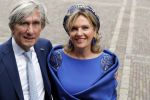 Den Haag 18 september 2018
Prinsjesdag 2018 op het binnenhof. Komning Willem Alexander Koningin Maxima Prins Constantijn en Prinses Laurentien zijn aanwezig. Pia Dijkstra met haar man Gerlach Cerfontaine