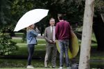Amsterdam 16 september 2018
Rick Nieman heeft fotoshoot in Vondelpark en poseert daarna met zijn vrouw Sacha de Boer