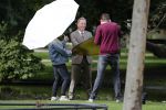 Amsterdam 16 september 2018
Rick Nieman heeft fotoshoot in Vondelpark en poseert daarna met zijn vrouw Sacha de Boer