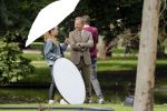 Amsterdam 16 september 2018
Rick Nieman heeft fotoshoot in Vondelpark en poseert daarna met zijn vrouw Sacha de Boer