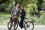 Amsterdam 16 september 2018
Rick Nieman heeft fotoshoot in Vondelpark en poseert daarna met zijn vrouw Sacha de Boer