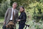 Amsterdam 16 september 2018
Rick Nieman heeft fotoshoot in Vondelpark en poseert daarna met zijn vrouw Sacha de Boer