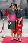 Den Haag 18 september 2018
Prinsjesdag 2018 op het binnenhof. Komning Willem Alexander Koningin Maxima Prins Constantijn en Prinses Laurentien zijn aanwezig. Sigrid Kaag minister voor Buitenlandse Handel en Ontwikkelingssamenwerking arriveert met haar jongste dochter Inas