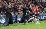 Eindhoven, 23 September 2018 PSV-AJAX Kompetitie, Seizoen 2018-2019 Eindstand 3-0
Steven Bergwijn en Frenkie de Jong