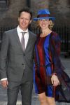 Den Haag 18 september 2018
Prinsjesdag 2018 op het binnenhof. Komning Willem Alexander Koningin Maxima Prins Constantijn en Prinses Laurentien zijn aanwezig. 
Stientje v Veldhoven met man