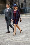 Den Haag 18 september 2018
Prinsjesdag 2018 op het binnenhof. Komning Willem Alexander Koningin Maxima Prins Constantijn en Prinses Laurentien zijn aanwezig. 
Stientje v Veldhoven met man