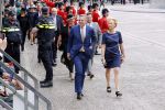 Den Haag 18 september 2018
Prinsjesdag 2018 op het binnenhof. Komning Willem Alexander Koningin Maxima Prins Constantijn en Prinses Laurentien zijn aanwezig. Sybrand van Haersma Buma van het CDA met zijn vrouw Marijke Geertsema