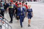 Den Haag 18 september 2018
Prinsjesdag 2018 op het binnenhof. Komning Willem Alexander Koningin Maxima Prins Constantijn en Prinses Laurentien zijn aanwezig. Sybrand van Haersma Buma van het CDA met zijn vrouw Marijke Geertsema