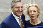 Den Haag 18 september 2018
Prinsjesdag 2018 op het binnenhof. Komning Willem Alexander Koningin Maxima Prins Constantijn en Prinses Laurentien zijn aanwezig. Sybrand van Haersma Buma van het CDA met zijn vrouw Marijke Geertsema