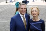 Den Haag 18 september 2018
Prinsjesdag 2018 op het binnenhof. Komning Willem Alexander Koningin Maxima Prins Constantijn en Prinses Laurentien zijn aanwezig. Sybrand van Haersma Buma van het CDA met zijn vrouw Marijke Geertsema