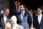 Den Haag 18 september 2018
Prinsjesdag 2018 op het binnenhof. Komning Willem Alexander Koningin Maxima Prins Constantijn en Prinses Laurentien zijn aanwezig. Thierry Baudet