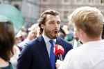 Den Haag 18 september 2018
Prinsjesdag 2018 op het binnenhof. Komning Willem Alexander Koningin Maxima Prins Constantijn en Prinses Laurentien zijn aanwezig. Thierry Baudet
