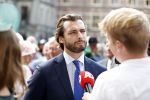 Den Haag 18 september 2018
Prinsjesdag 2018 op het binnenhof. Komning Willem Alexander Koningin Maxima Prins Constantijn en Prinses Laurentien zijn aanwezig. Thierry Baudet