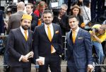 Den Haag 18 september 2018
Prinsjesdag 2018 op het binnenhof. Komning Willem Alexander Koningin Maxima Prins Constantijn en Prinses Laurentien zijn aanwezig. 
Politieke partij DENK met Tunaha Kuzu en Selcuk Ozturk en Farid Azarkan