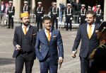 Den Haag 18 september 2018
Prinsjesdag 2018 op het binnenhof. Komning Willem Alexander Koningin Maxima Prins Constantijn en Prinses Laurentien zijn aanwezig. 
Politieke partij DENK met Tunaha Kuzu en Selcuk Ozturk en Farid Azarkan