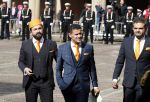 Den Haag 18 september 2018
Prinsjesdag 2018 op het binnenhof. Komning Willem Alexander Koningin Maxima Prins Constantijn en Prinses Laurentien zijn aanwezig. 
Politieke partij DENK met Tunaha Kuzu en Selcuk Ozturk en Farid Azarkan