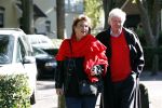Laren 26 september 2018
Willibrorf Frequin en zijn vriendin voor het eerst weer buiten na zijn ziekenhuisopname.