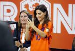 Amsterdam 6 mei 2018
Nederland-Peru 2-1 . Afscheidswedstrijd Wesley Sneijder . Zijn vrouw Yolanthe Sneijder Cabau en zoons Jessey en Xess Xava zijn natuurlijk aanwezig.
