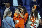 Amsterdam 6 mei 2018
Nederland-Peru 2-1 . Afscheidswedstrijd Wesley Sneijder . Zijn vrouw Yolanthe Sneijder Cabau en zoons Jessey en Xess Xava zijn natuurlijk aanwezig.