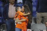 Amsterdam 6 mei 2018
Nederland-Peru 2-1 . Afscheidswedstrijd Wesley Sneijder . Zijn vrouw Yolanthe Sneijder Cabau en zoons Jessey en Xess Xava zijn natuurlijk aanwezig.