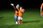 Amsterdam 6 mei 2018
Nederland-Peru 2-1 . Afscheidswedstrijd Wesley Sneijder . Zijn vrouw Yolanthe Sneijder Cabau en zoons Jessey en Xess Xava zijn natuurlijk aanwezig.
