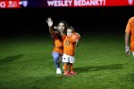 Amsterdam 6 mei 2018
Nederland-Peru 2-1 . Afscheidswedstrijd Wesley Sneijder . Zijn vrouw Yolanthe Sneijder Cabau en zoons Jessey en Xess Xava zijn natuurlijk aanwezig.